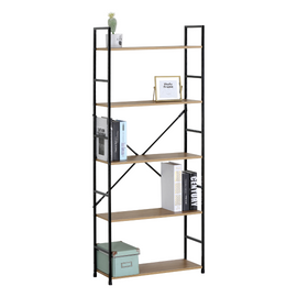 FDB Five Tier Shelf Wild Oak - 0