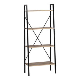 FDB 4 Tier Ladder Shelf Modern Oak