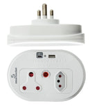 Smartsocket Compact 1X16A & 1X5A + 3.5 Amp Usb With Power Delivery Technology & High Level Surge Protection-2