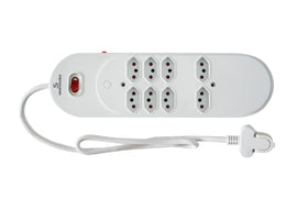 Smartsocket 8 Way Power Board - White - 0