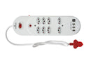Smartsocket 8 Way Power Board With 5 Amp Usb - White-1