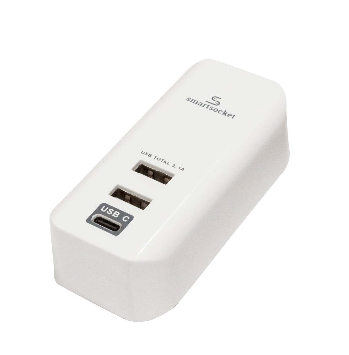 Smartsocket Compact Usb Power Hub 3.1 Amp With 2 X Usb A & 1 X Usb Type ...