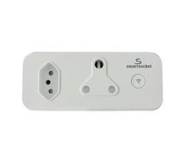 Smartsocket Wi-Fi Power Adaptor 1 X 3Pin Euro + 1 X 16 Amp Socket (Tuya App Compatible) - White - 0