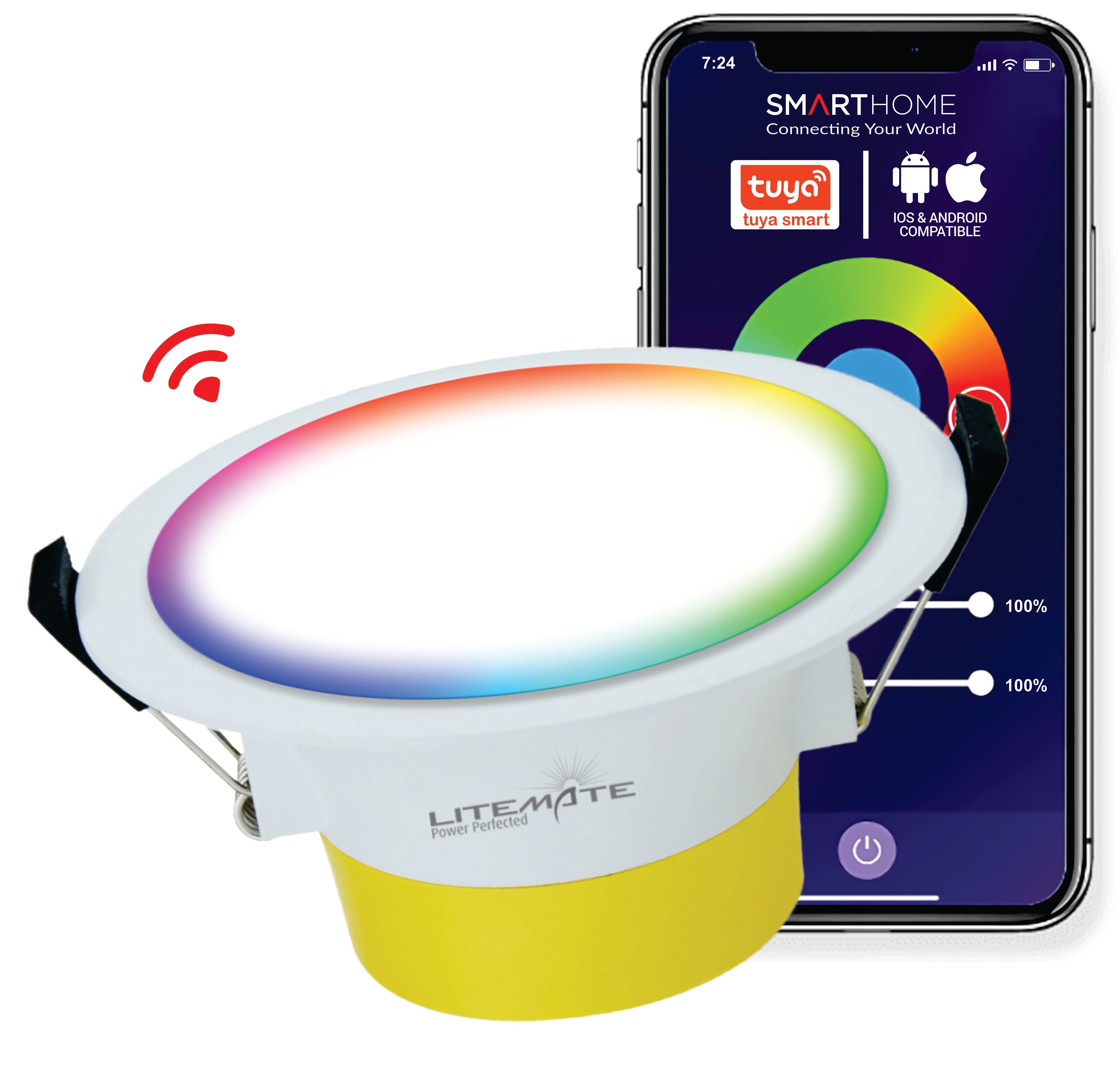 Litemate Smarthome Wifi 8 Watt Integrated Downlight