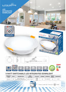 Litemate 9 Watt Switchable Integrated Downlight-5