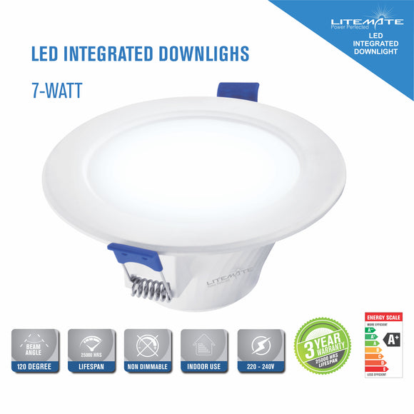 Litemate 7 Watt Integrated Downlight