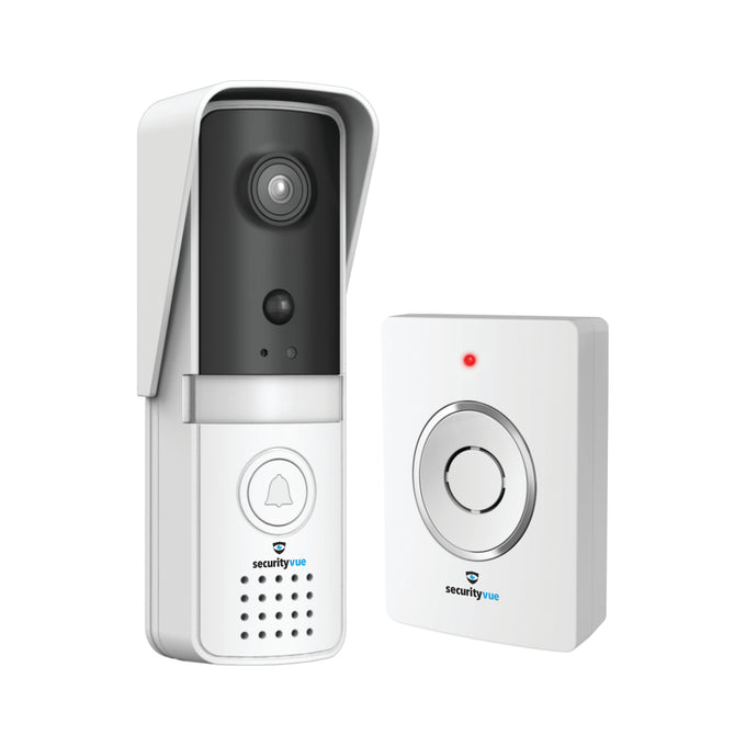 Securityvue Smart Home Wireless Wi-Fi Rechargeable Video Intercom White Tuya App SVSVDP1