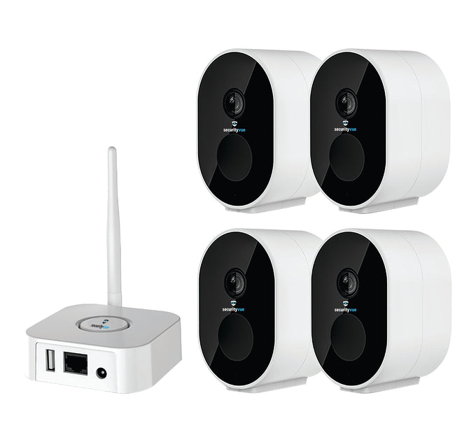 Securityvue Smart Home Nvr Kit With 4X1080P Wireless Rechargeable Cameras Tuya App SVIPCK4