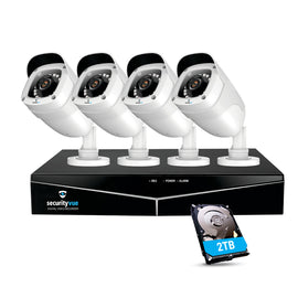 Securityvue Smart Home Professional Hd Cctv Security System 8 Channel Dvr With 4 Cameras SVAHD8-4 - 0