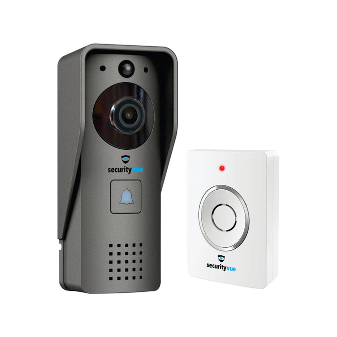 Securityvue Smart Home Wireless Wi-Fi Video Intercom With Gate Release - Tuya App Black SVSVDP2