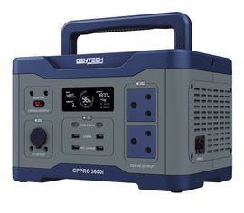 Gentech Power Pro3600I  Portable Solar Hybrid Power Station (1800 Watt Rated Power / 3600 Peak Power)