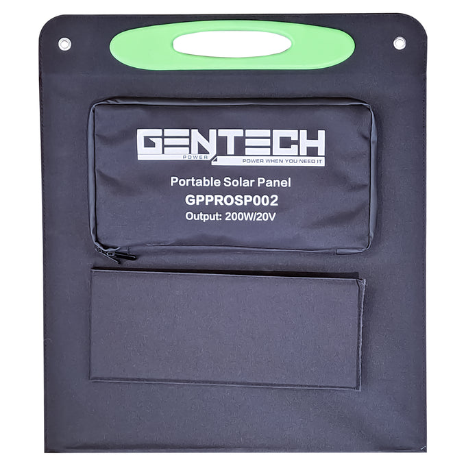 Gentech Foldable Portable Solar Panel 200 Watt GPPROSP200W