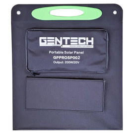 Gentech Foldable Portable Solar Panel 200 Watt GPPROSP200W - 0