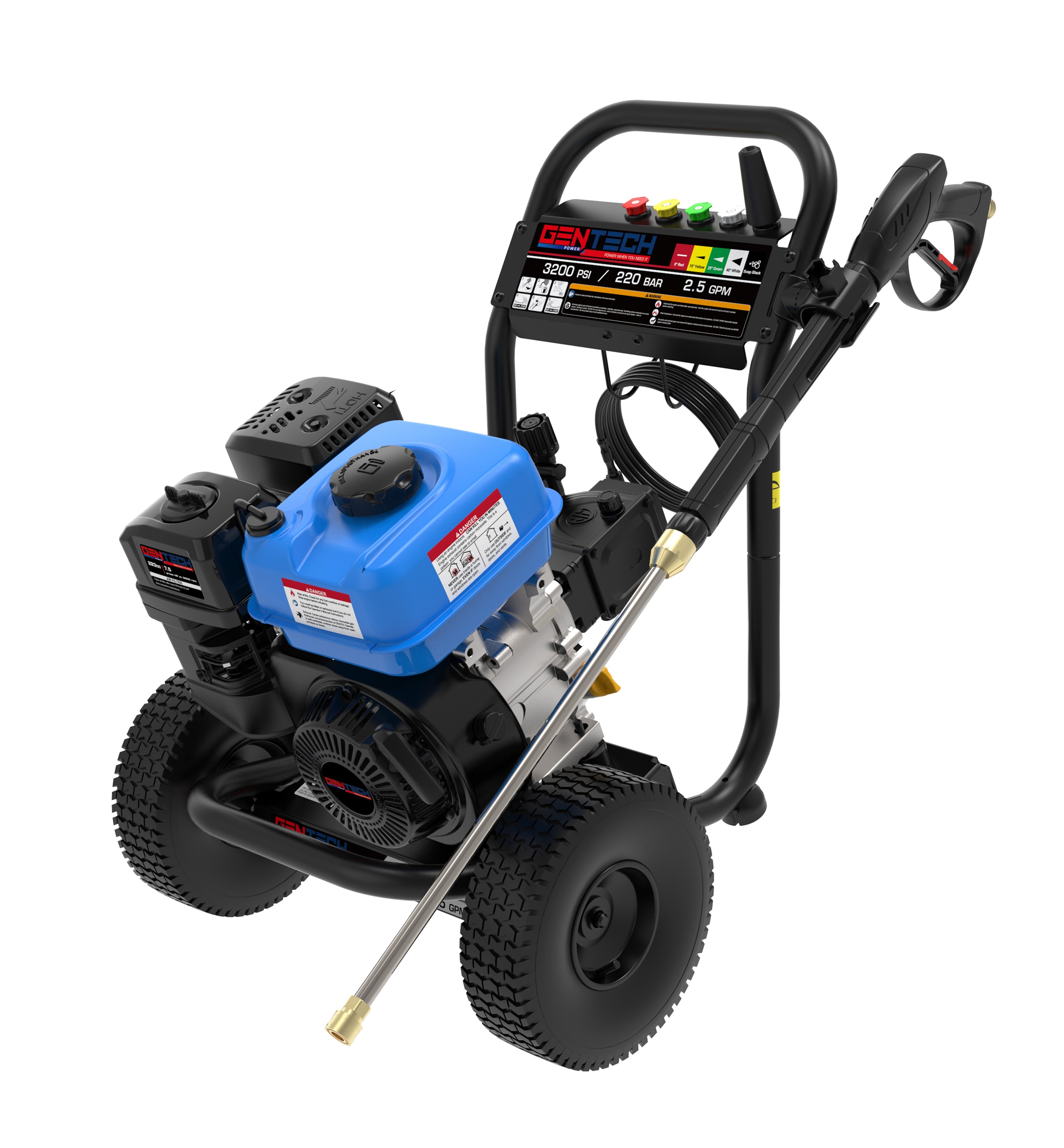 Petrol High Pressurewasher 220Bar/3200Psi Diy