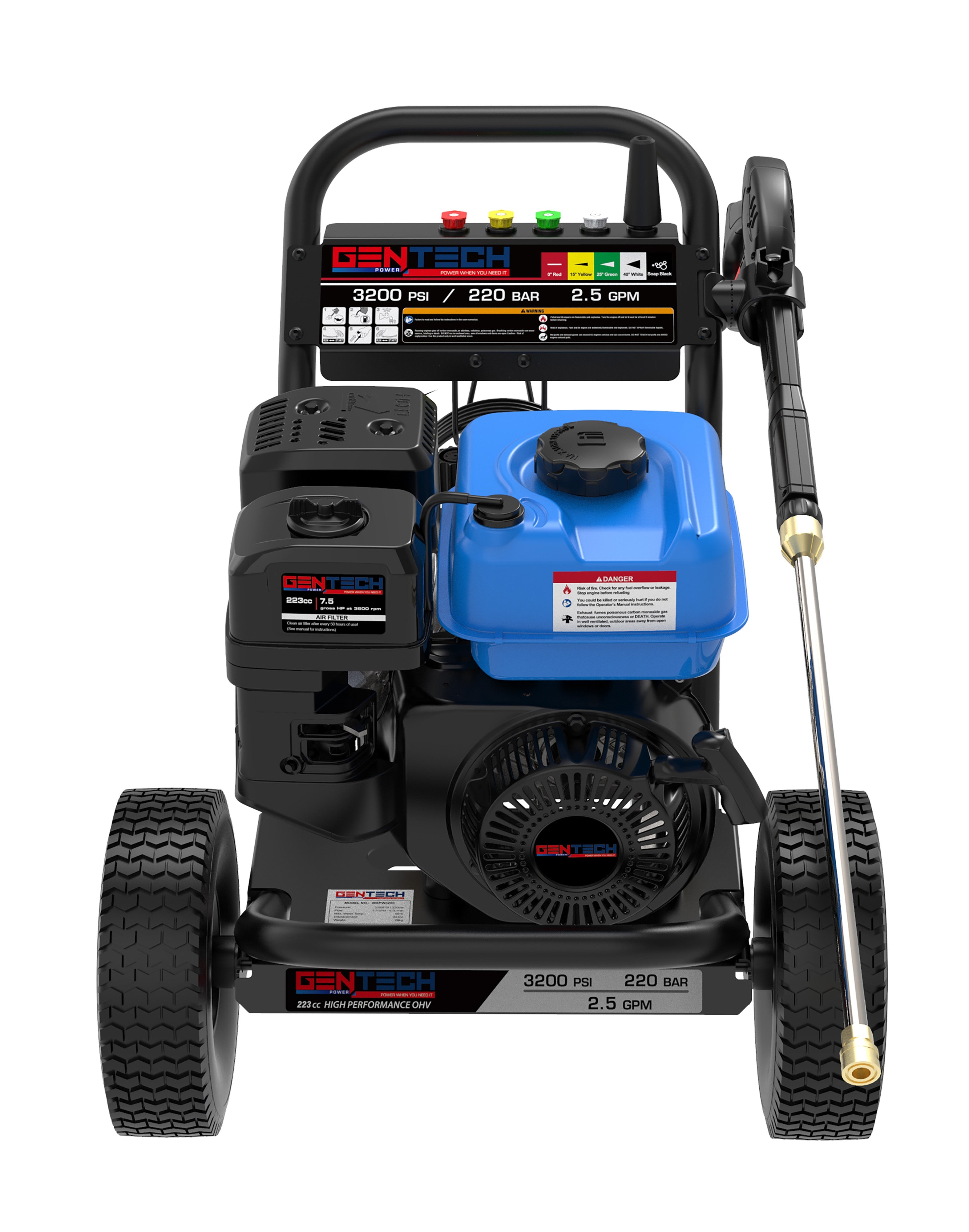 Petrol High Pressurewasher 220Bar/3200Psi Diy - 0