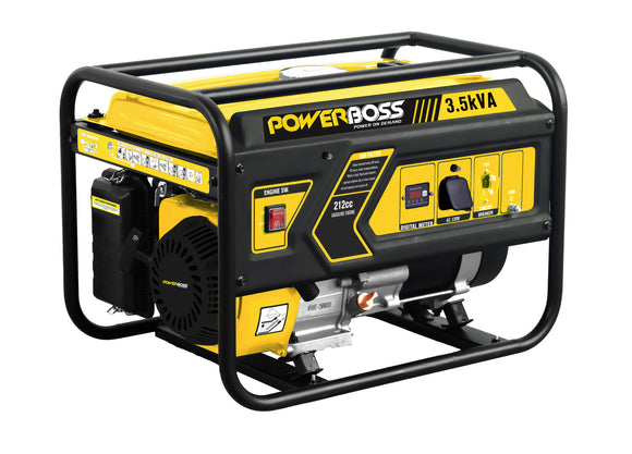 Powerboss 3Kva / 2.5Kw Recoil Start Petrol Generator