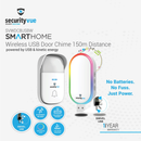 Securityvue USB Wireless Door Chime White-2
