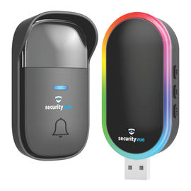 Securityvue USB Wireless Door Chime Black