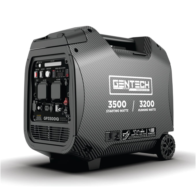 Gentech Power 3500-Watt Pure Sine Wave Inverter Generator GP3500IQ