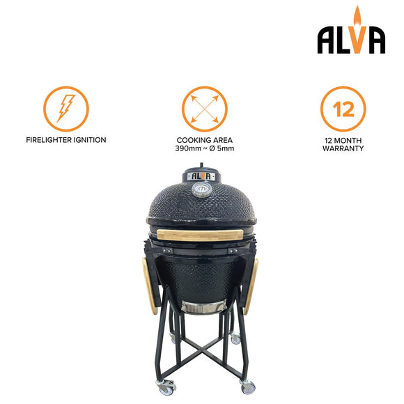 Alva Kilimanjaro Ceramic Kamado BBQ