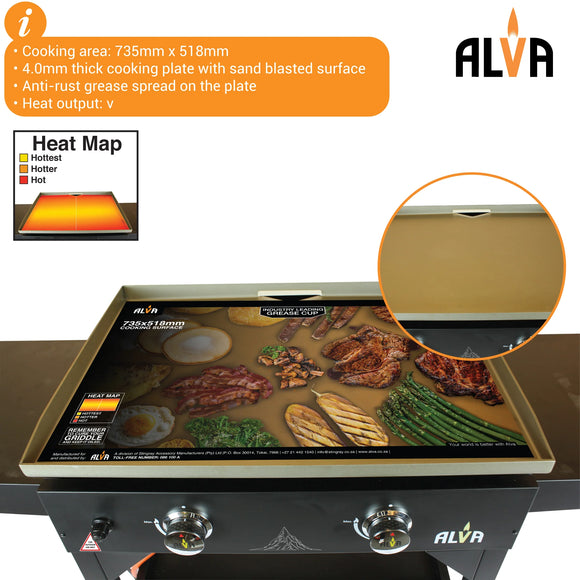 Alva  Olympus 2-Burner Griddle