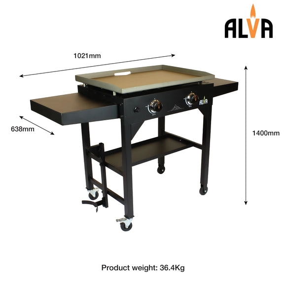 Alva  Olympus 2-Burner Griddle