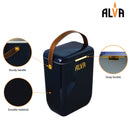 Alva 10L Cooler Box With Leather Strap - Midnight Blue-5