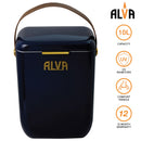 Alva 10L Cooler Box With Leather Strap - Midnight Blue-4