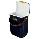 Alva 10L Cooler Box With Leather Strap - Midnight Blue-6