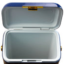 Alva 10L Cooler Box With Leather Strap - Midnight Blue-8