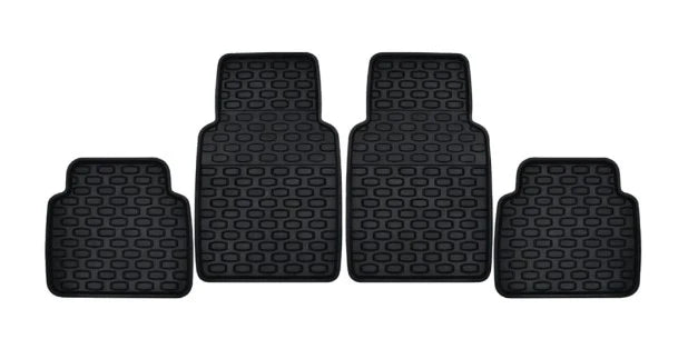 Apex Stingray 4 piece PVC Stingray Mat Set,Black