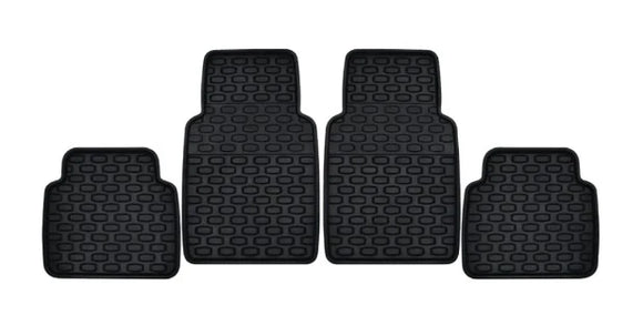 Apex Stingray 4 piece PVC Stingray Mat Set,Black