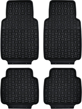 Apex Stingray 4 piece PVC Stingray Mat Set,Black - 0