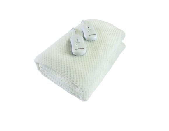 Image of  Pure Pleasure Electric Blanket  Fullfit Coral Fleece in Heating & Cooling,Heaters,Electric Blankets