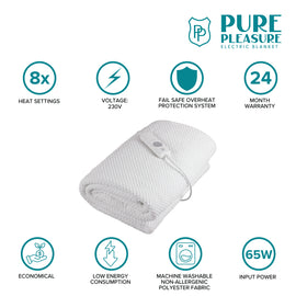 Pure Pleasure  Single Fullfit Coral Fleece 91 X 188cm - 0