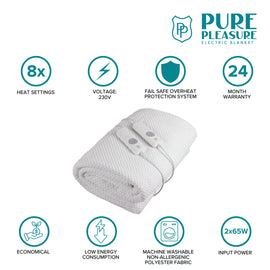 Pure Pleasure King Fullfit Coral Fleece 183 X 188cm - 0