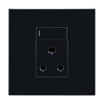 Horizon Modern Single Socket16a BLK 4X4 - image 01