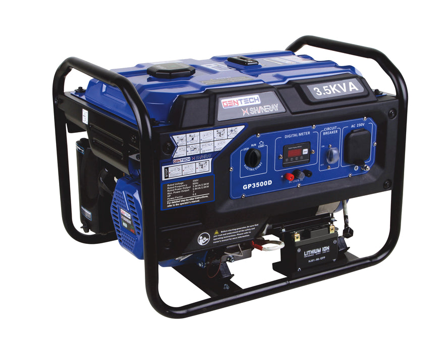 Gentech Power 2,8 Kva Petrol Generator Electric Start GP3500D