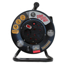 Electricmate 10 Amp Extension Steel Reel 20M-1