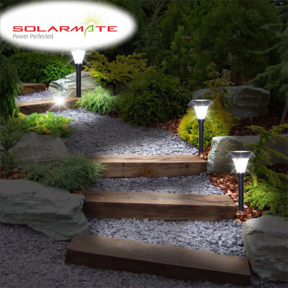 Solarmate Path Light Plastic 10 Lumen Filament Warm White 6 Pack