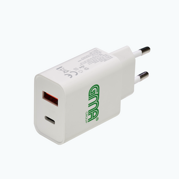 GMA Charger Dual Wall USB &USB - C20W