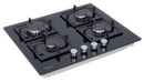 Midea 60cm 4 Burner Gas Hob – Black Glass 60GK007-2