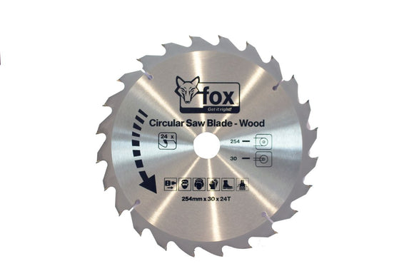Fox Circular Saw Blade Wood 210X30X24T FOX0588 in Tools