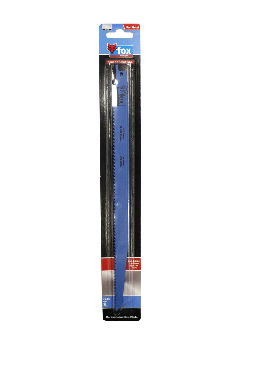 Fox Reciprocating Saw Blade Metal 6X18T 152mm P2 FOX50004 in Tools