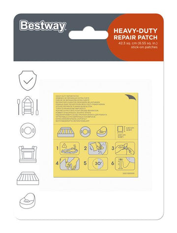 image of Bestway Heavy Duty Repair Patch 42.3cm² Stick on Patches