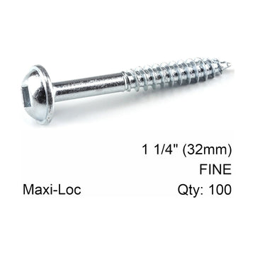 Kreg Zinc Pocket Hole Screws 32mm 1.25' #7 Fine Thread MX Loc 100CT - image 01
