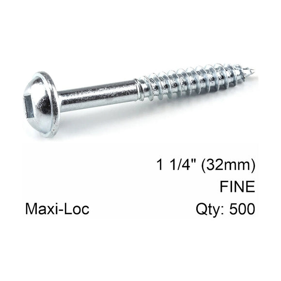 Kreg Zinc Pocket Hole Screws 32mm 1.25' #7 Fine Thread MX Loc 500CT - image 01