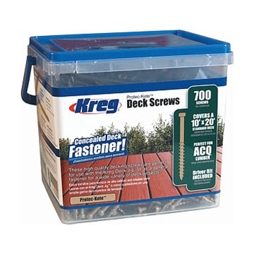 Kreg Protec-Kote Deck Screws 2' #8 Coarse Pan Head 700CT - image 01