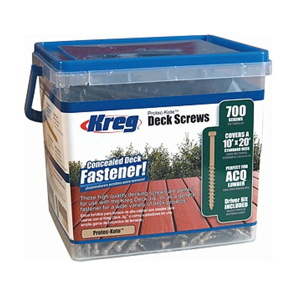 Kreg Protec-Kote Deck Screws 2' #8 Coarse Pan Head 700CT - image 01