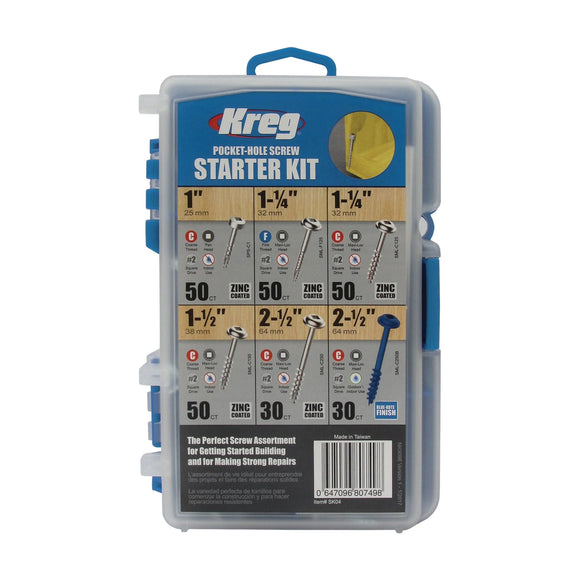 Kreg Pocket-Hole Screw Starter Kit 260Pce - image 01